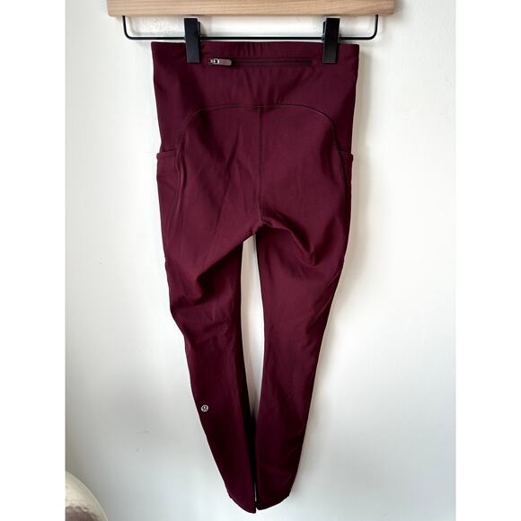 Lululemon Speed Up Tight Size 0 Purple Luxtreme EUC - Picture 4 of 7